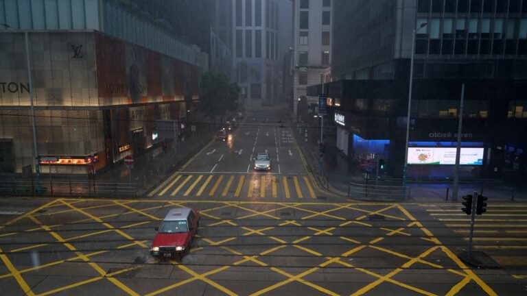 Hong Kong stock markets to keep trading during typhoons starting