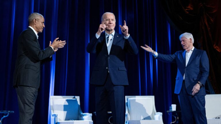 Obama Clinton excuse Bidens debate performance against Trump