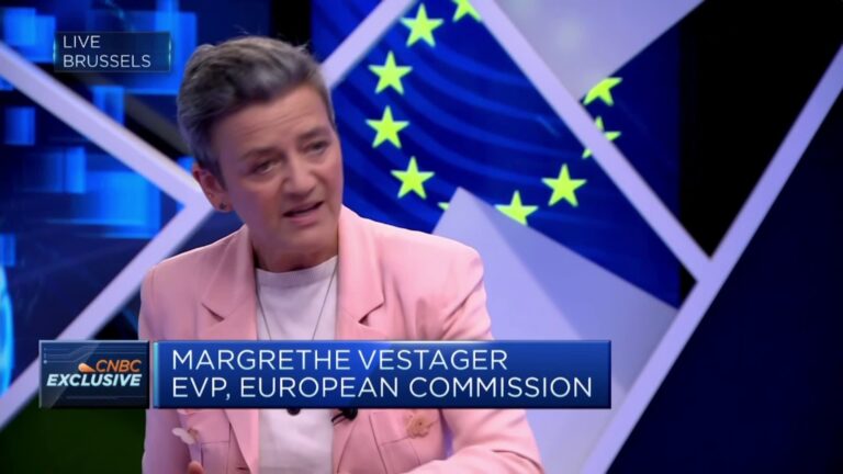 Watch CNBCs full interview with the EUs Margrethe Vestager