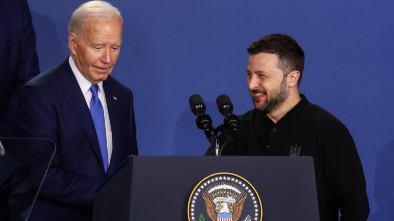 Biden calls Ukraine leader Zelenskyy President Putin