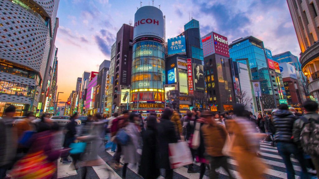 Chinese shoppers flock to Japan to take advantage of the