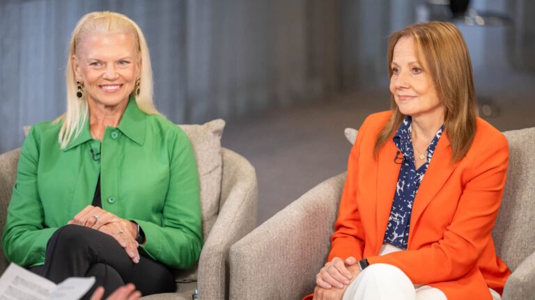 GM CEO Mary Barra IBMs Ginni Rometty learned to be