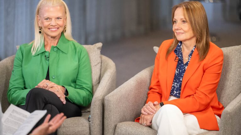 GM CEO Mary Barra IBMs Ginny Rometty learned to be