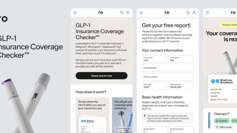 Ro launches GLP 1 insurance coverage checker