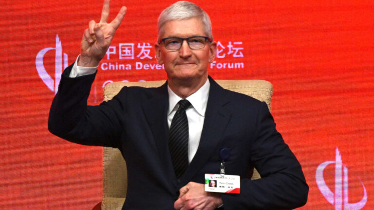 Tim Cook is likely visiting China to bolster support for