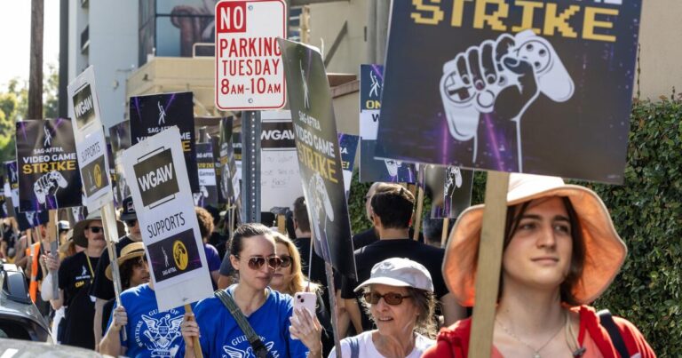 Video game strike SAG AFTRA actors companies to resume talks.com2F202Fa32F73f91fc2462592b4b0c2e8eb