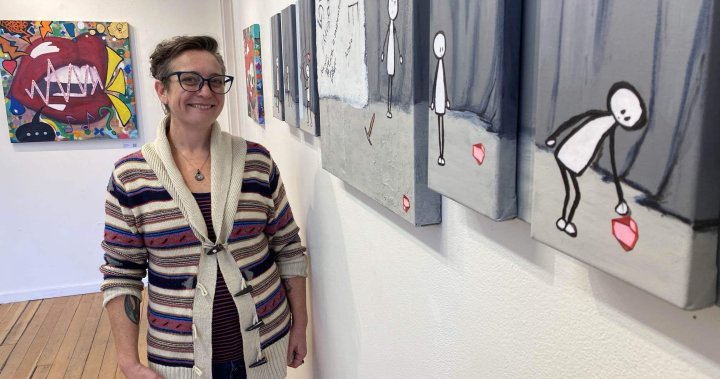 Winnipeg woman uses art as mental health care showcases in