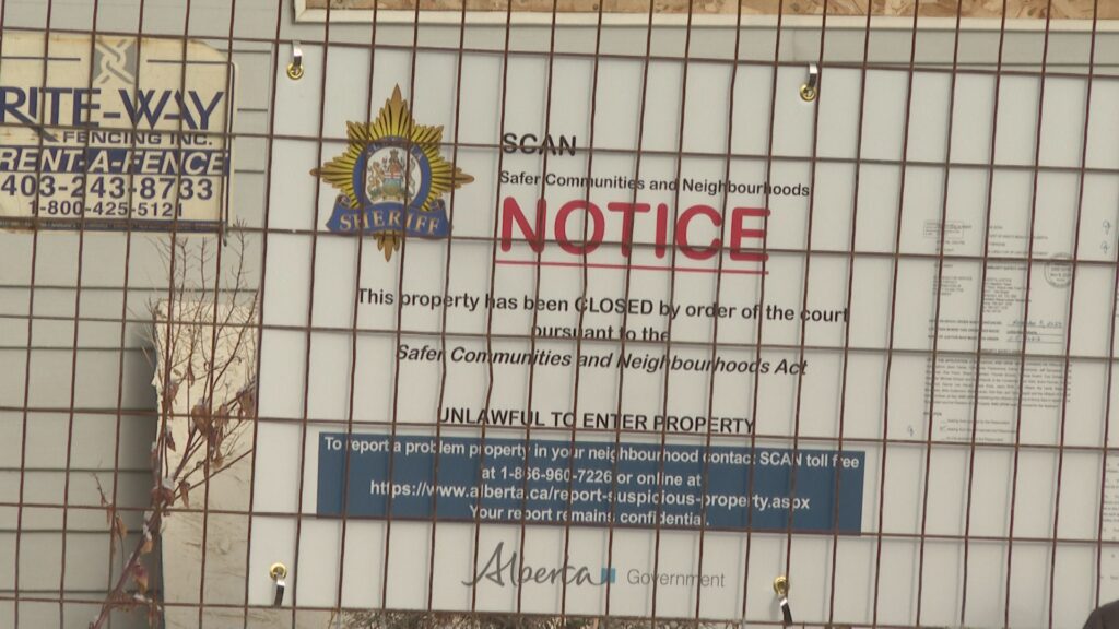 Alberta sheriffs shut down problem property in Lethbridge Lethbridge