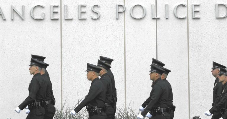 Two LAPD officers injured when patrol car hit by another.com2F9d2F7d2F3a40a2ad48c6a38f8b460088